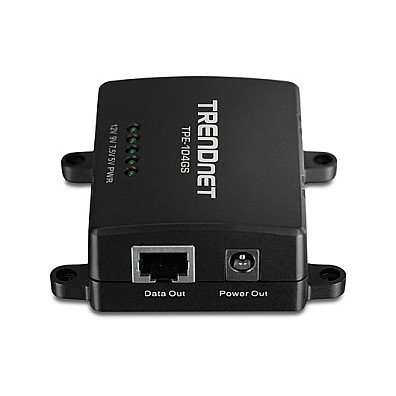 TRENDnet TPE-104GS Power over Ethernet Splitter Gigabit PoE Inyector Adaptador DC 5V 2.5A para CCTV Cámara IP