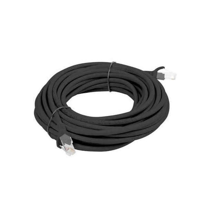 Lanberg Cable de red PCU6-10CC-0050-BK Cat6 UTP 0,5m Negro