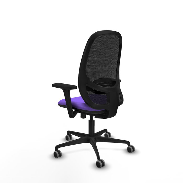PIQUERAS Y CRESPO Silla de oficina Cilanco con mecanismo Sincro/Traslack Lila y Negro PIQUERAS Y CRESPO Silla de oficina Cilanco con mecanismo Sincro/Traslack Lila y Negro