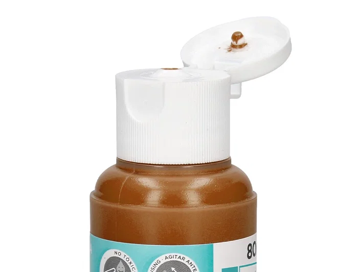 Liderpapel Pintura Acrílica Bote 80 ml Marrón Multisuperficie Fácil Limpieza
