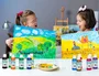 Liderpapel Pintura Acrílica Bote 80 ml Marrón Multisuperficie Fácil Limpieza