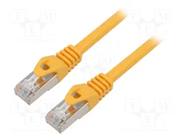 LANBERG Patch Cord Cat 6 F/UTP de 2m Amarillo
