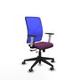 PIQUERAS Y CRESPO Silla de oficina Motilla Sincro/Traslack Morado y Azul