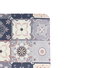 Kinvara Alfombra Cocina Efecto Azulejo 40 x 60 cm Poliester TPE (Set de 24)