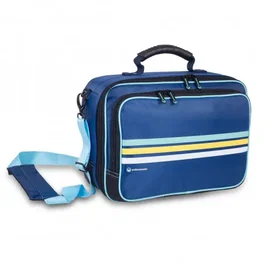 Enfermanía Maletín Auxiliar Visitas Eighties Azul, Compacto, Ligero, Isotérmico, Con Ampulario y Bolsa Frío, Para Profesionales de Salud