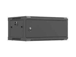 Lanberg Armario Rack de Pared 19 pulgadas 4U 600x450 Negro