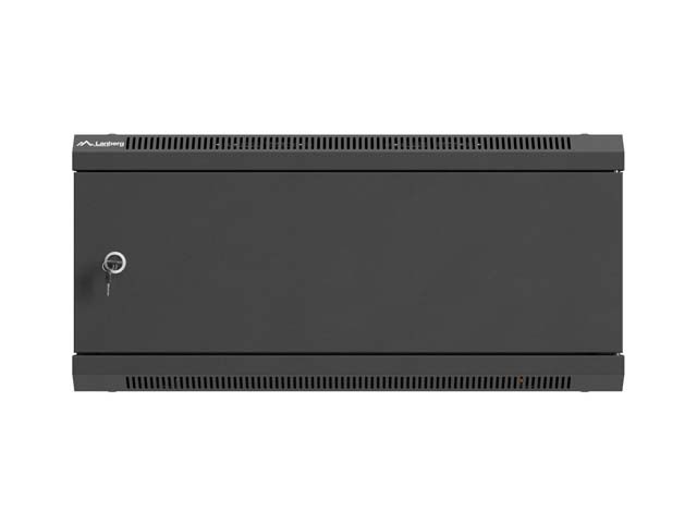 Lanberg Armario Rack de Pared 19 pulgadas 4U 600x450 Negro