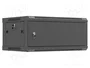 Lanberg Armario Rack de Pared 19 pulgadas 4U 600x450 Negro