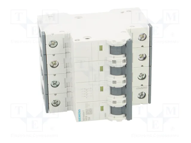SIEMENS 5SY6 5SY6404-7 Interruptor magnetotérmico 4A 4 polos SIEMENS 5SY6 5SY6404-7 Interruptor magnetotérmico 4A 4 polos