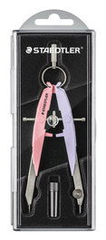 Compas Staedtler Mars 556 Pastel Rosa Y Violeta Claro