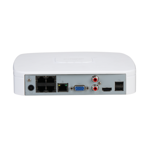 Dahua NVR2104-P-4KS3 Lite Grabador IP 4 Canales PoE 4K Blanco