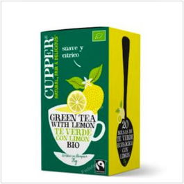 CUPPER Te Verde Con Limon Infusion 20 Bolsitas Bio
