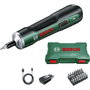 Bosch PushDrive Destornillador inalámbrico con cargador micro USB y 32 puntas