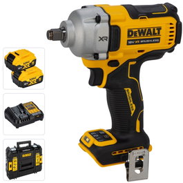 DeWalt DCF892P2T-QW Llave de impacto inalámbrica con 2 baterías de 5.0 Ah