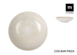 La Mediterranea Plato Hondo Anya Monaco Brillo Ø21 cm (12 Unidades)