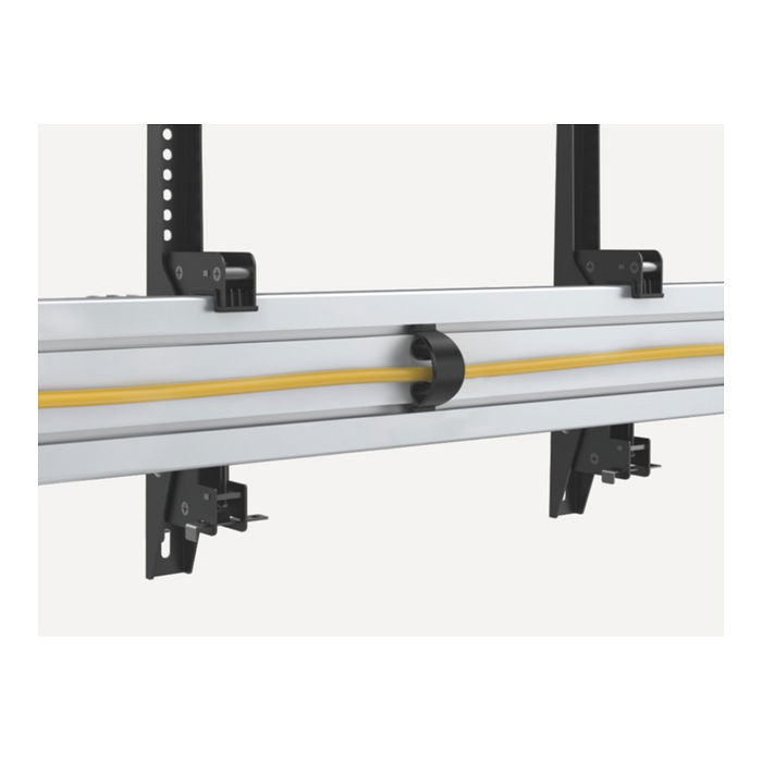 EQUIP Soporte de Techo Doble Pantalla 45"-55" 100kg 650373 Negro Plata