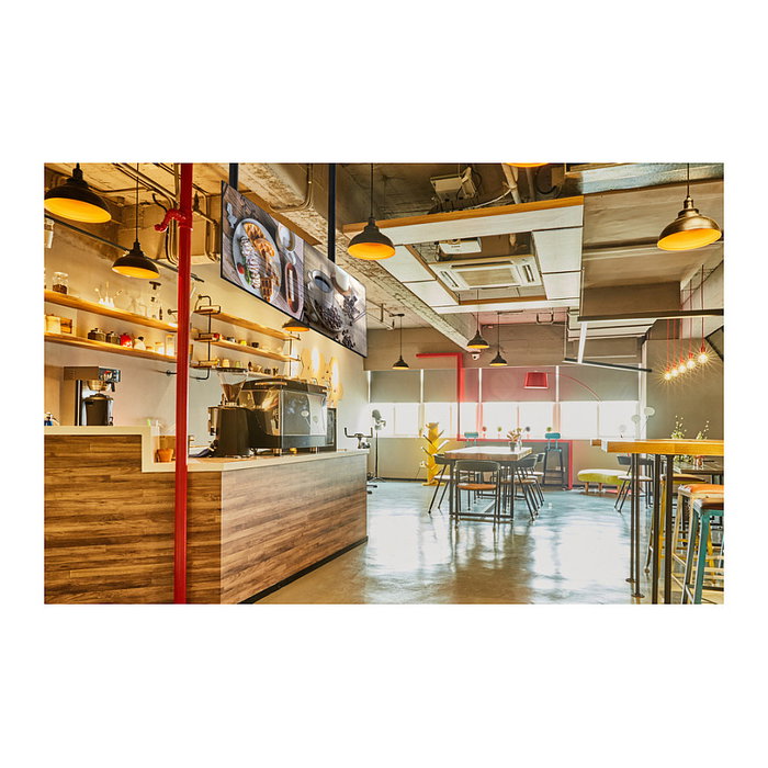 EQUIP Soporte de Techo Doble Pantalla 45"-55" 100kg 650373 Negro Plata