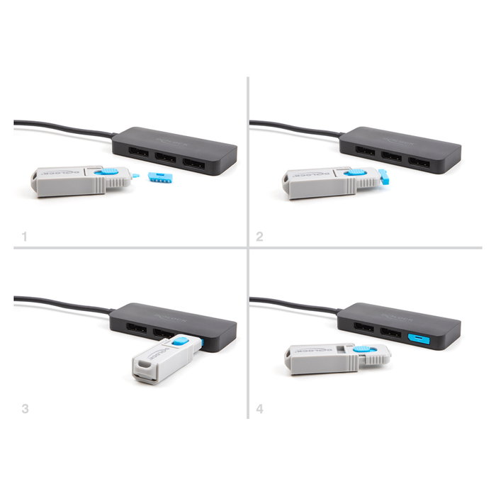 DeLOCK Bloqueador de puerto DisplayPort hembra, 10 unidades