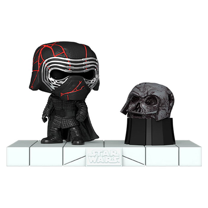 FUNKO Figura POP Deluxe Star Wars Kylo Ren con casco de Darth Vader FUNKO Figura POP Deluxe Star Wars Kylo Ren con casco de Darth Vader
