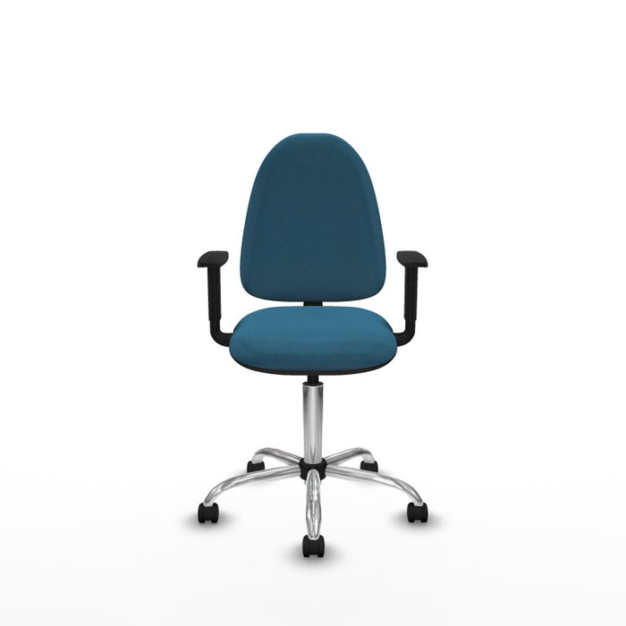 PIQUERAS Y CRESPO Silla de oficina Aýna Verde petróleo con Brazos 1D PIQUERAS Y CRESPO Silla de oficina Aýna Verde petróleo con Brazos 1D