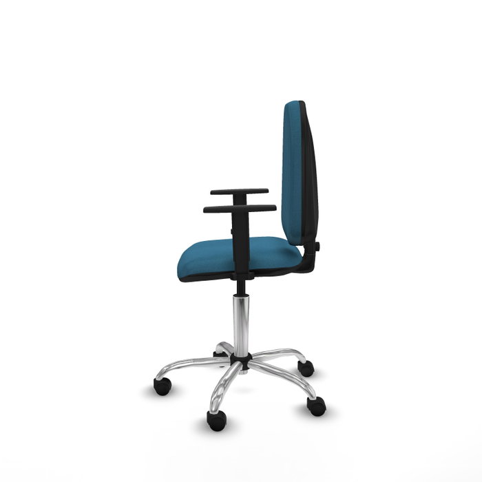 PIQUERAS Y CRESPO Silla de oficina Aýna Verde petróleo con Brazos 1D PIQUERAS Y CRESPO Silla de oficina Aýna Verde petróleo con Brazos 1D