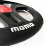 Momo Funda de Volante Street Universal Negro y Blanco 38-39cm