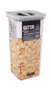 Quttin Tarro Hermetico PET 1500 ml 11.2 x 11.2 x 23 cm (12 Unidades)
