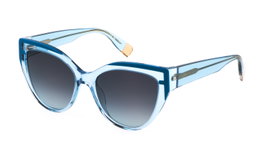Furla SFU694-5506N1 Gafas de sol con cristal azul degradado