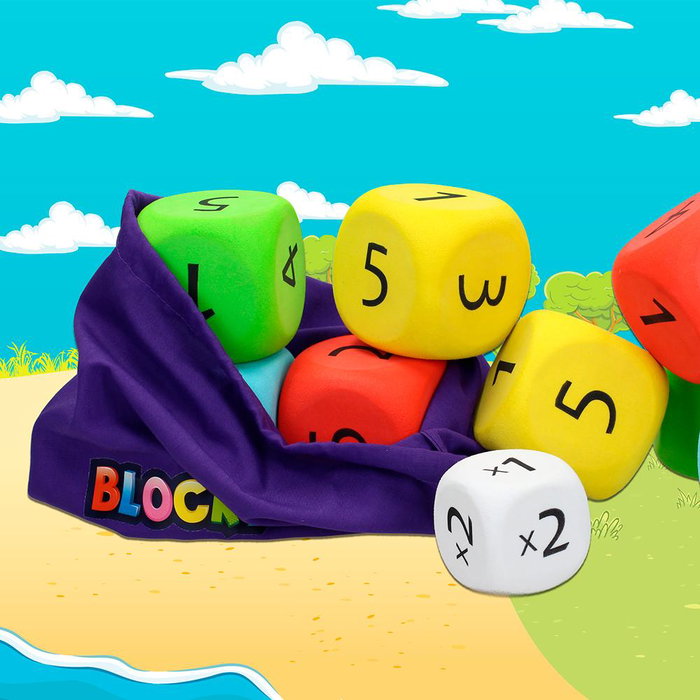 Sd Games Juego de Mesa Blocky con 9 Dados Gigantes, Pizarra, Rotulador y Bolsa de Transporte - Juego Familiar de Estrategia para Interior y Exterior Sd Games Juego de Mesa Blocky con 9 Dados Gigantes, Pizarra, Rotulador y Bolsa de Transporte - Juego Familiar de Estrategia para Interior y Exterior