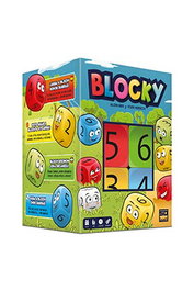 Sd games Juego de Mesa Blocky Portátil y Dinámico, Familiar, Incluye 9 Dados Gigantes