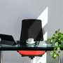 PIQUERAS Y CRESPO Silla de oficina Mardos con mecanismo Sincro/Traslack, Gris y Negro
