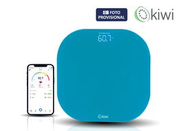 Inde Báscula de Baño Inteligente 180 Kg con Dimensiones 25.9 cm x 25.9 cm x 2.1 cm (6 Unidades)