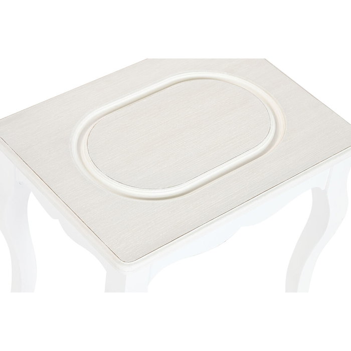 DKD Home Decor Set de 3 Mesitas Auxiliares ALICE MADERA Gris Claro y Blanco DKD Home Decor Set de 3 Mesitas Auxiliares ALICE MADERA Gris Claro y Blanco