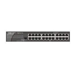 Ruijie Networks RG-ES124GD Switch No Administrado Gigabit Ethernet (10/100/1000) Negro