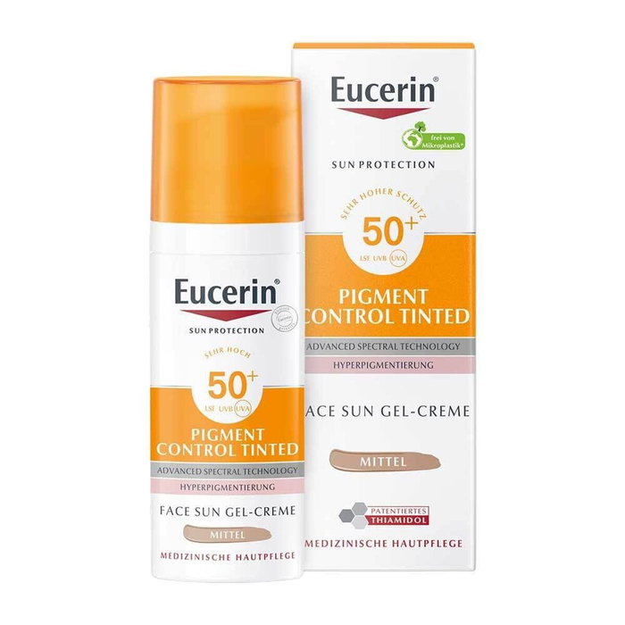 Eucerin Sun Pigment Control Gel-Crème Teinté Medium SPF 50+ Eucerin Sun Pigment Control Gel-Crème Teinté Medium SPF 50+