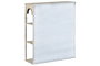 DKD Home Decor Estanteria Neoclasico Blanco Rozado Metal 20 x 70 x 60 cm