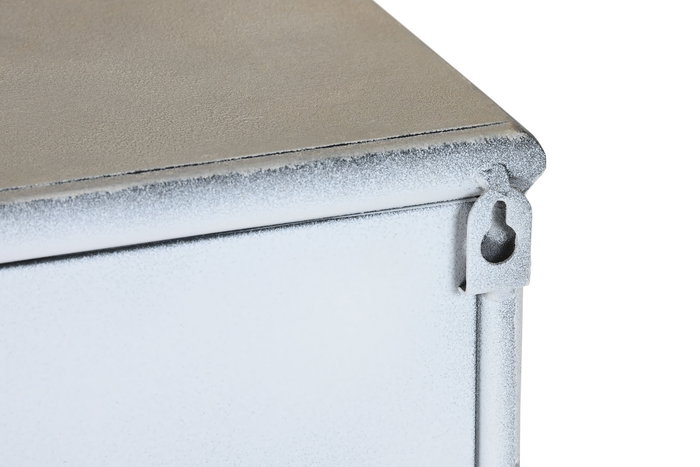 DKD Home Decor Estanteria Neoclasico Blanco Rozado Metal 20 x 70 x 60 cm