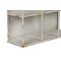 DKD Home Decor Estantería de Metal Envejecida 60x20x70 Blanco Rozado