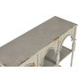 DKD Home Decor Estantería de Metal Envejecida 60x20x70 Blanco Rozado