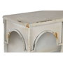 DKD Home Decor Estantería de Metal Envejecida 60x20x70 Blanco Rozado