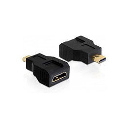 DeLOCK 65271 Adaptador HDMI High Speed micro D Macho a mini C Hembra