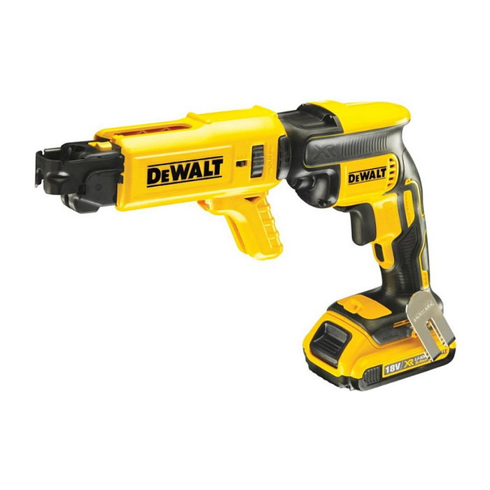 DeWALT DCF620D2K-QW Destornillador Eléctrico 18V 2.0Ah Batería Ión de Litio Amarillo Negro Mango Pistola 4400 RPM 30 Nm