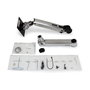 Ergotron Verlängerungs- und Ringsatz für LX-Arm 97-940-026, Soporte para Brazo, Plata