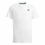 Camiseta de Manga Corta Infantil Adidas U Sl Blanco