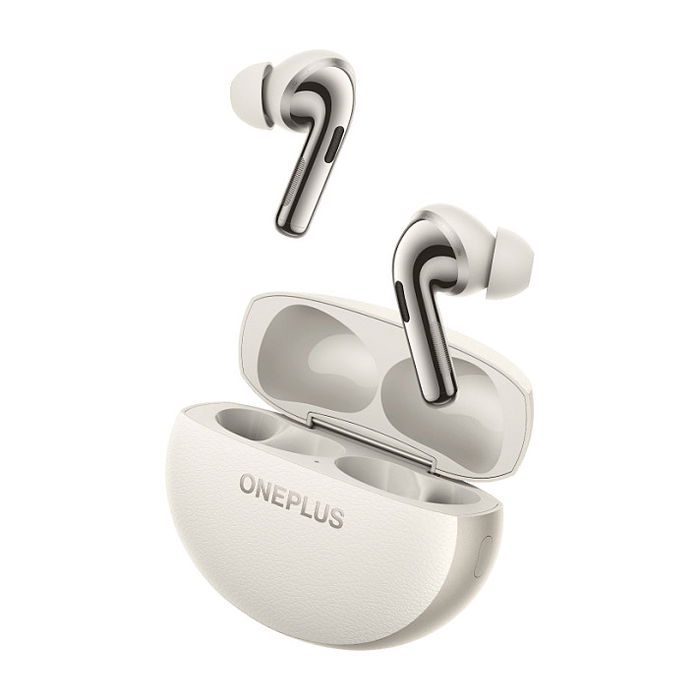 OnePlus Buds Pro 3 Auriculares Inalámbricos Intraurales Bluetooth 5.4 con Reducción de Ruido (ANC), IP55, Blanco - Hasta 10h de Autonomía, Carga Inalámbrica