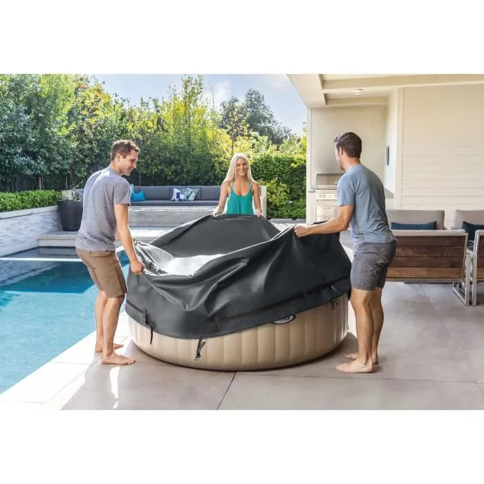 Intex Cubierta Térmica PureSpa Round para 8 Plazas - Evita la Pérdida de Calor - LIN6941057426662