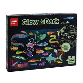 APLI Puzle Educativo Apli Kids 104 Piezas Fluorescente Océano