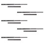 Emuca Lote de 5 juegos de guías para cajones, de bolas, altura 45mm, profundidad 600mm, extracción total, Negro