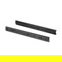 Emuca Lote de 5 juegos de guías para cajones, de bolas, altura 45mm, profundidad 600mm, extracción total, Negro