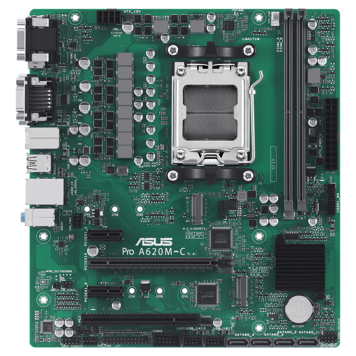 ASUS Placa Base A620M-C-CSM mATX Socket AM5 para AMD Ryzen 7000 Series DDR5